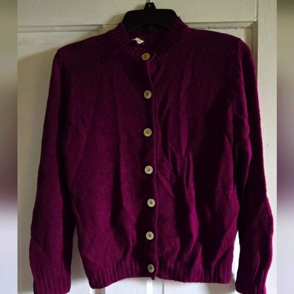 Vintage 100% Orlon Acrylic Turbo cardigan, approx size M